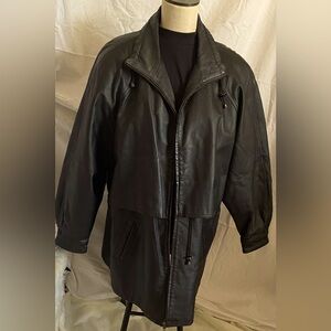 Jaqueline Farar Black Leather jacket. Only worn a couple of times.